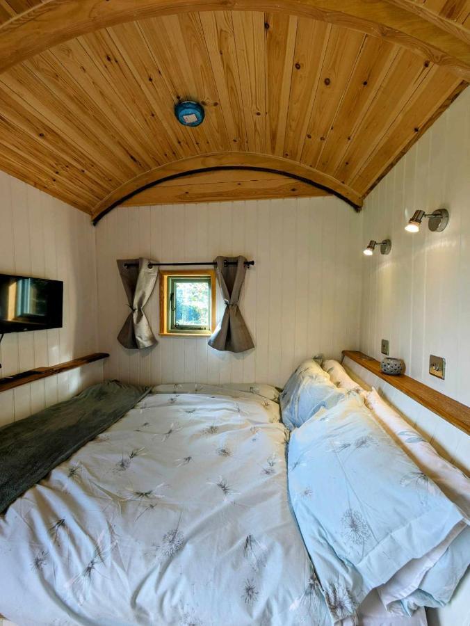 Romantic Nature Retreat, Luxury Glamping & Stargazing Views - Dragonfly Shepherd Hut Yarpole Exterior photo
