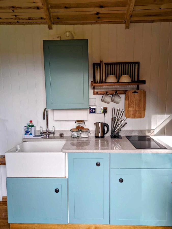 Romantic Nature Retreat, Luxury Glamping & Stargazing Views - Dragonfly Shepherd Hut Yarpole Exterior photo
